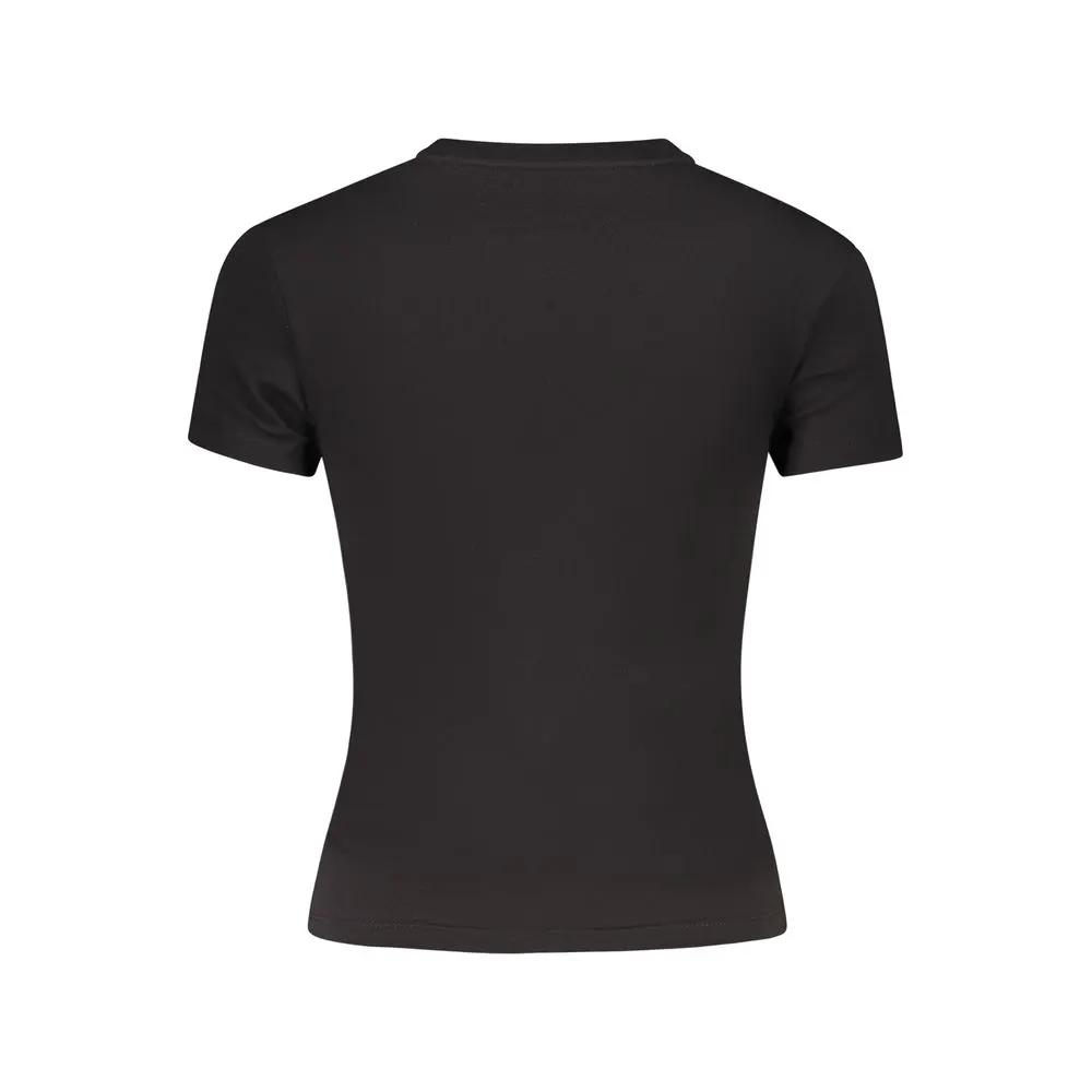 Tommy Hilfiger Black Cotton Women's T-Shirt by Tommy Hilfiger