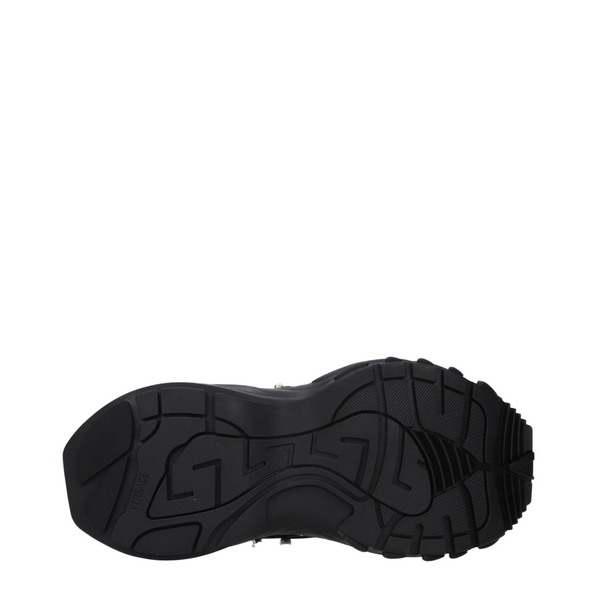 Baskets Versace femme chunky à strass en tissu noir – VE-15566059864329