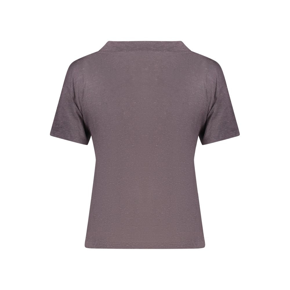 North Sails Gray Linen T-Shirt