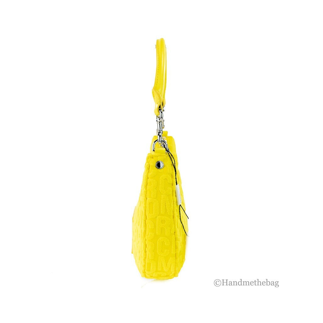 Sac hobo Marc Jacobs Monogram en tissu éponge Golden Kiwi – MA84894978NY
