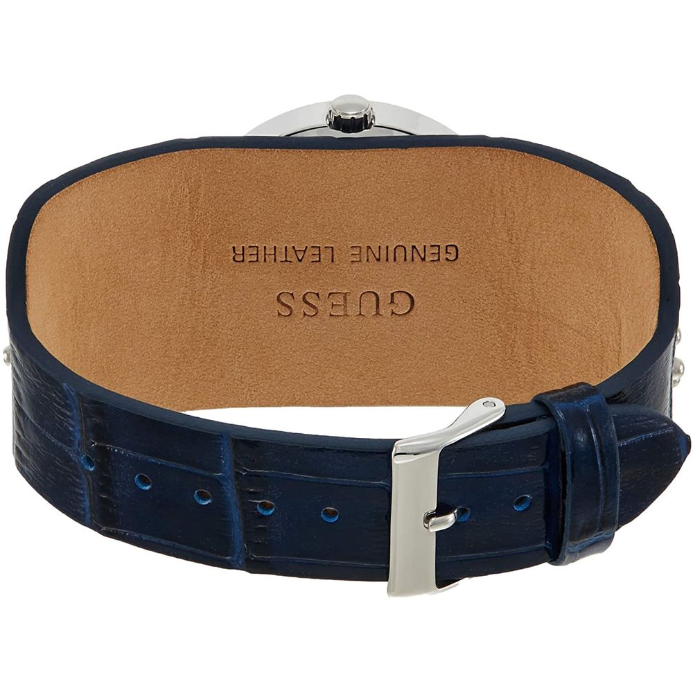 Montre Habillée Guess Heartbreaker Bleue Cuir Femme – Authentique | HBPS Fashion