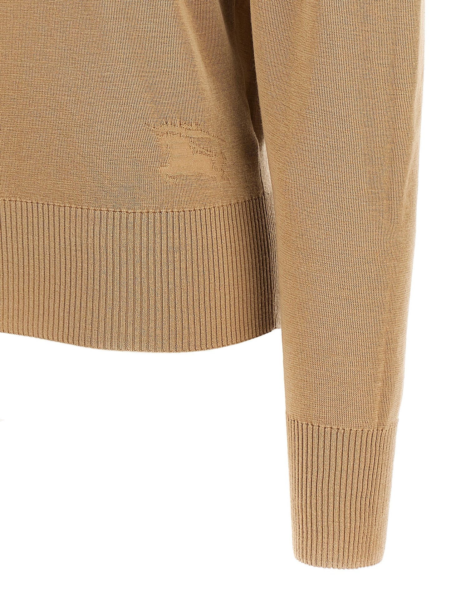 Cardigan Burberry femme en laine beige – BU-290905