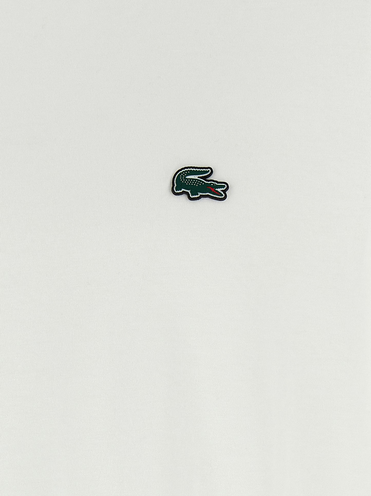 Lacoste White Cotton T-Shirt