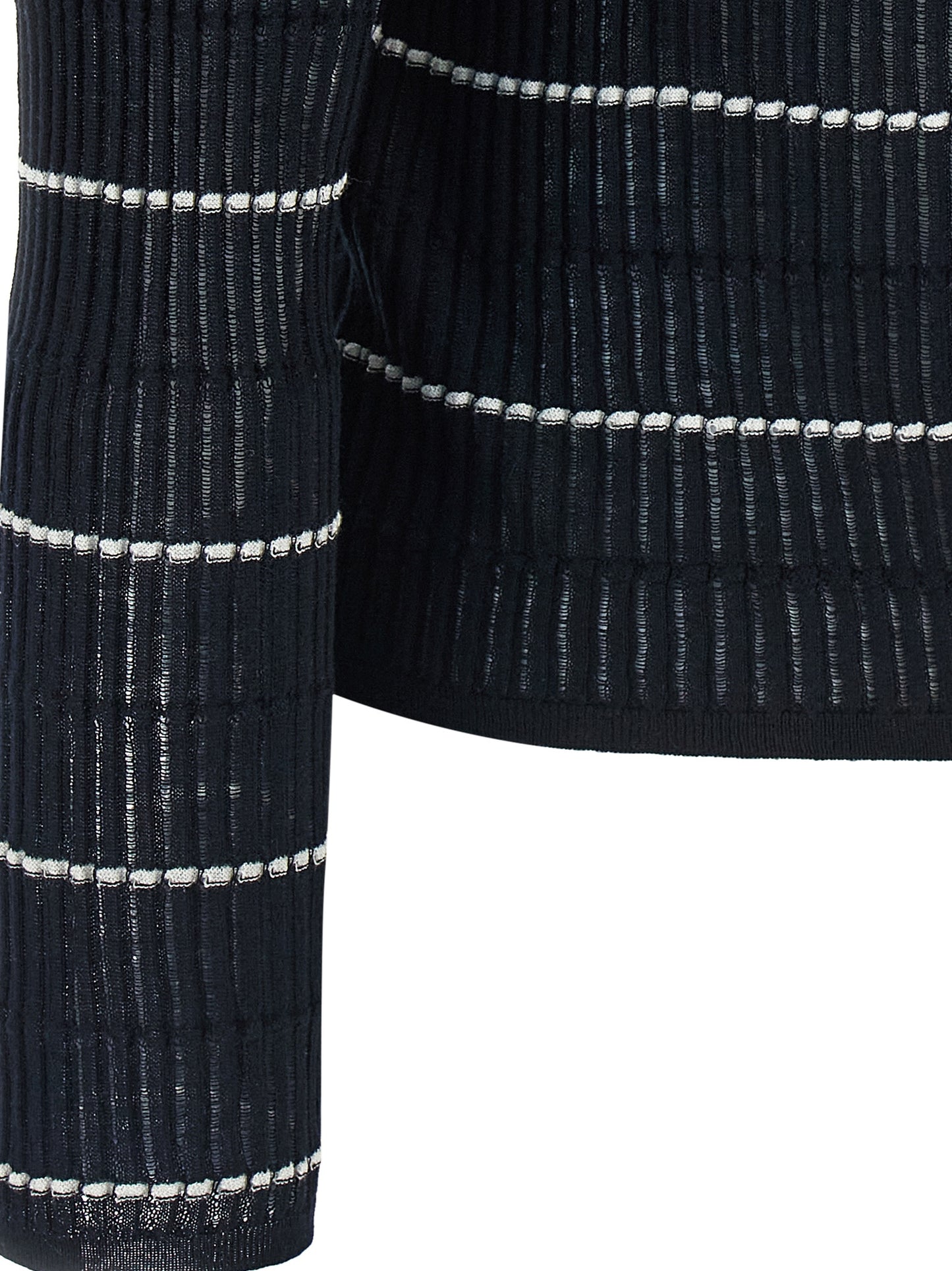 Max Mara Blue Silk Cardigan