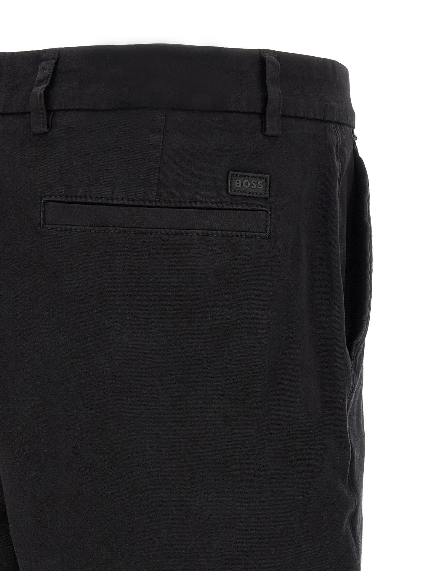 Hugo Boss Black Cotton Bermuda Shorts