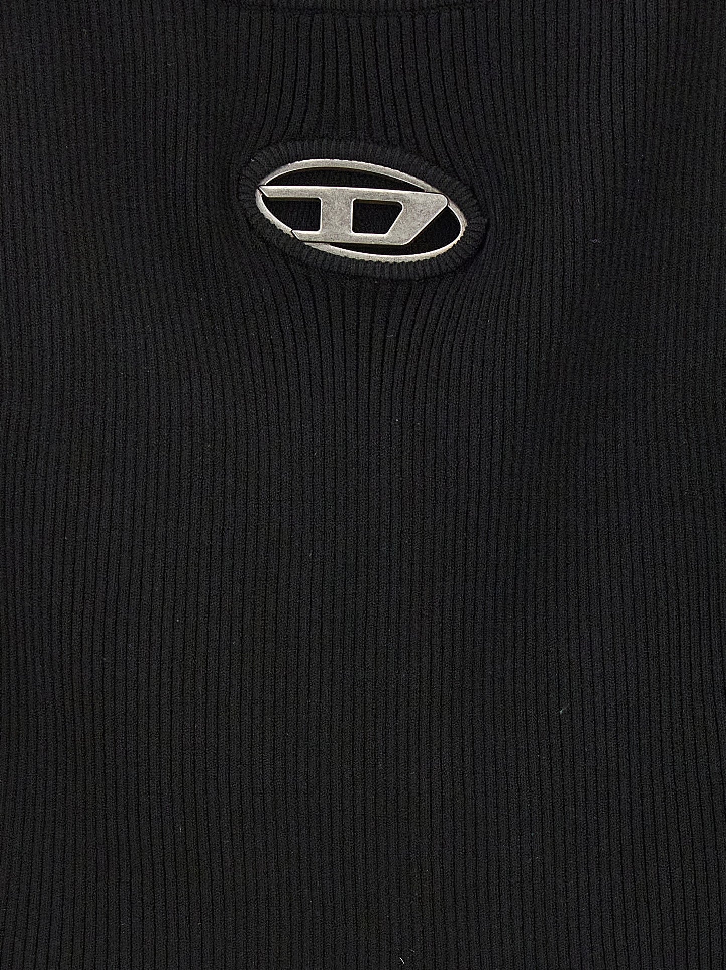Diesel Black Viscose Cardigan