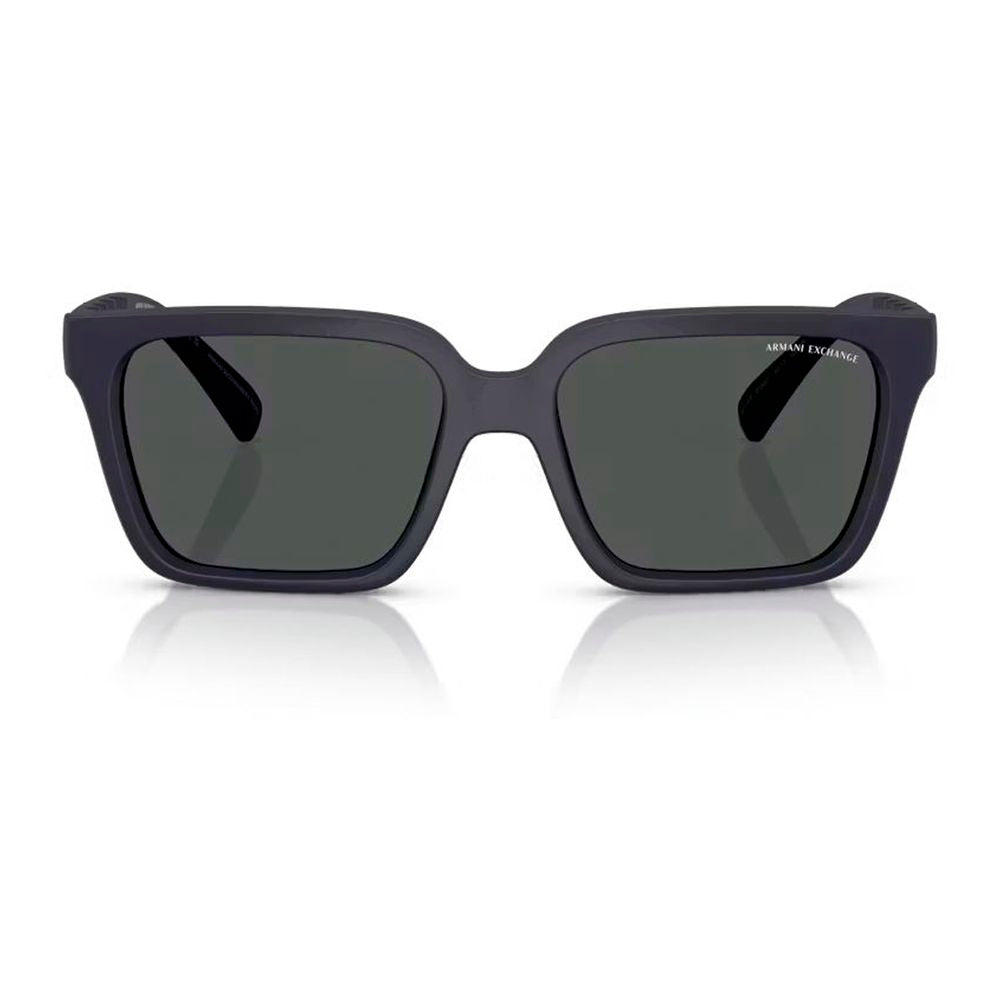 Lunettes de soleil Armani Exchange AX4147S Monture Injectée Bleue Verres Gris Homme – Authentique | HBPS