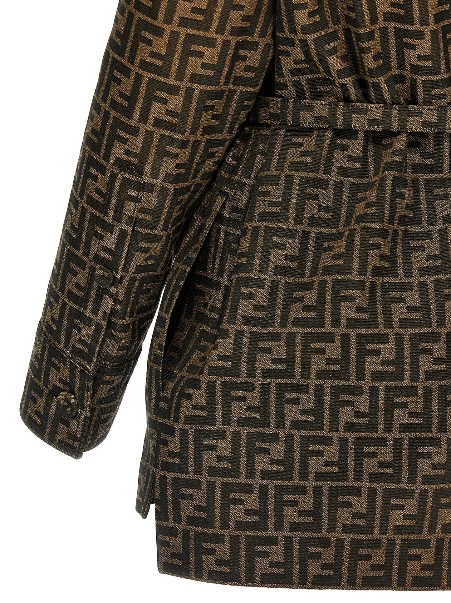 Veste Fendi FF Logo Marron – Authentique | HBPS Fashion