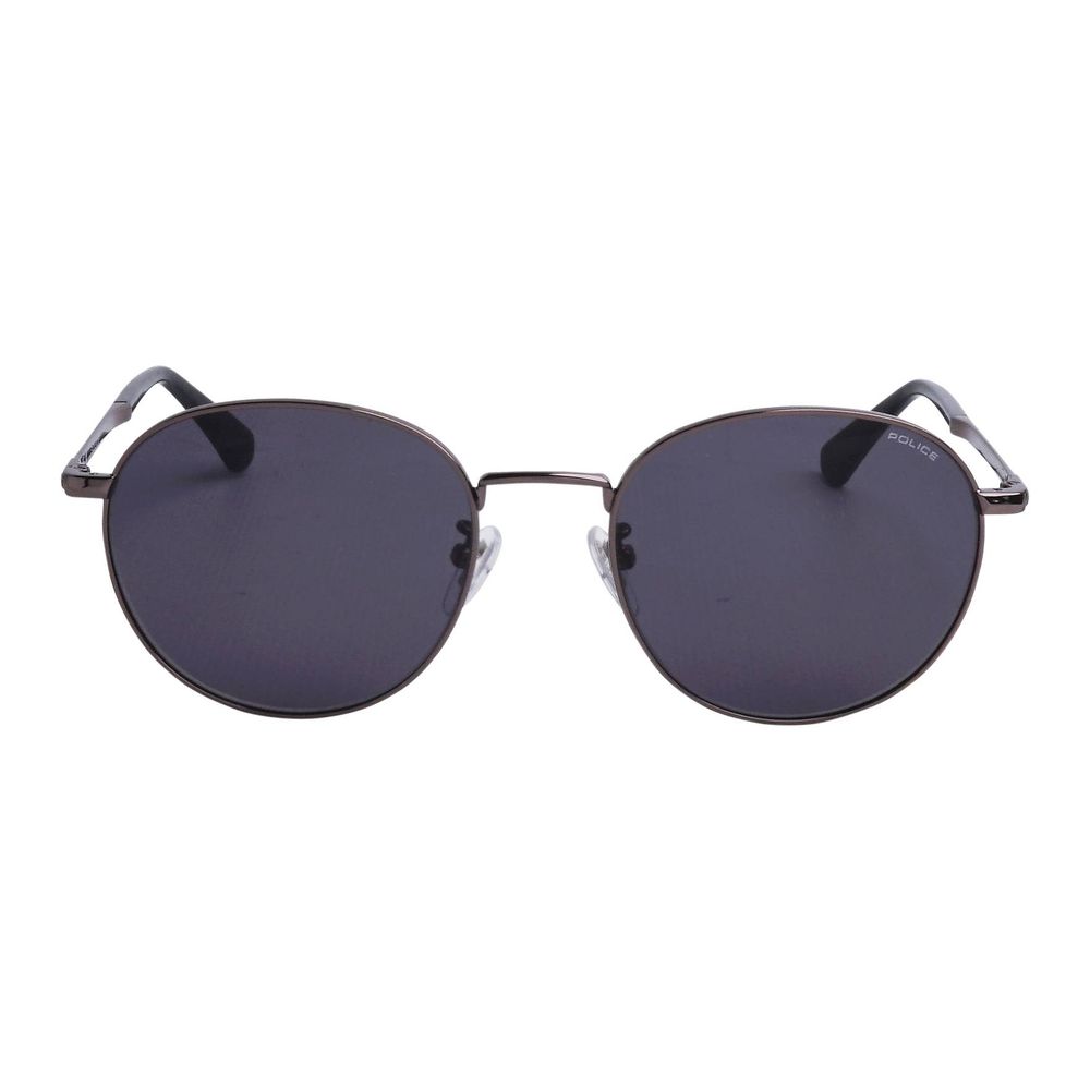 Police Gray Metal Sunglasses