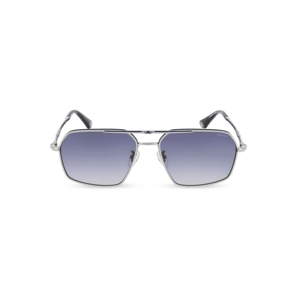 Lunettes de Soleil Police SPLL86M Gris Métal Homme – Authentique | HBPS Fashion