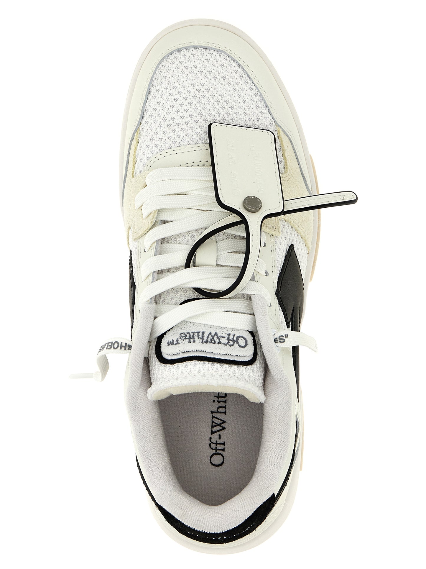 Off-White Slim Out Of Office – Sneakers Homme Blanc & Noir | HBPS Fashion