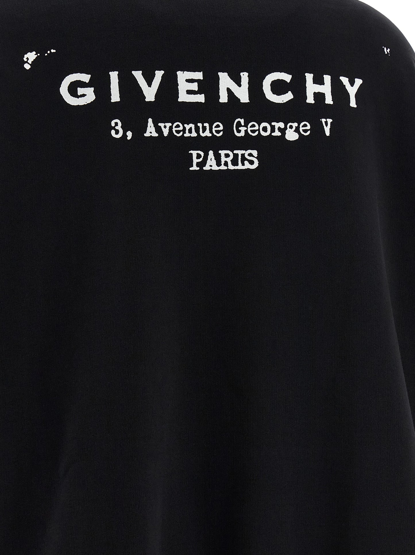 Sweat à Capuche Givenchy Bicolore Logo Blanc/Noir – Authentique | HBPS Fashion