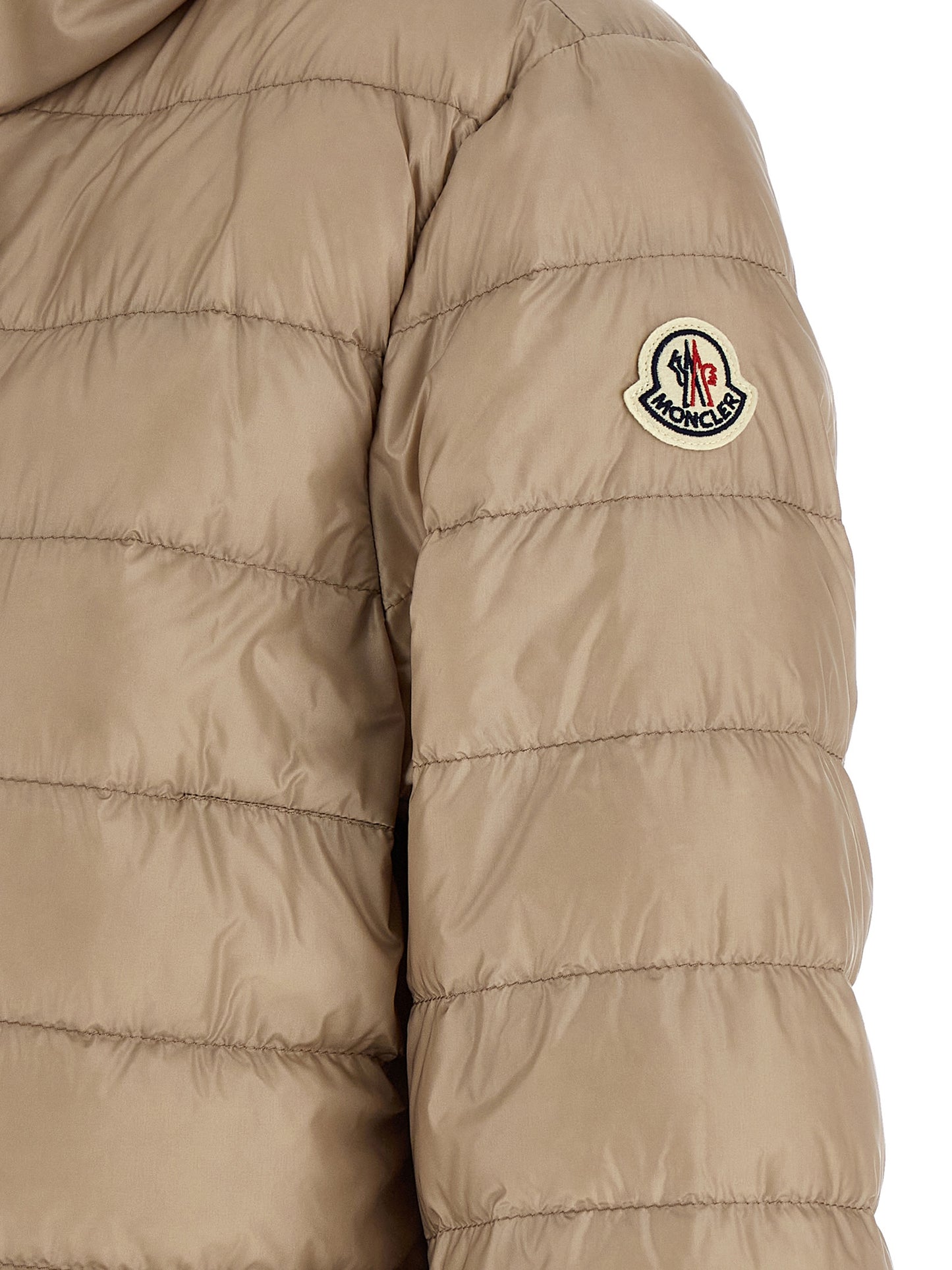 Moncler Beige Polyamide Full-Length Jacket