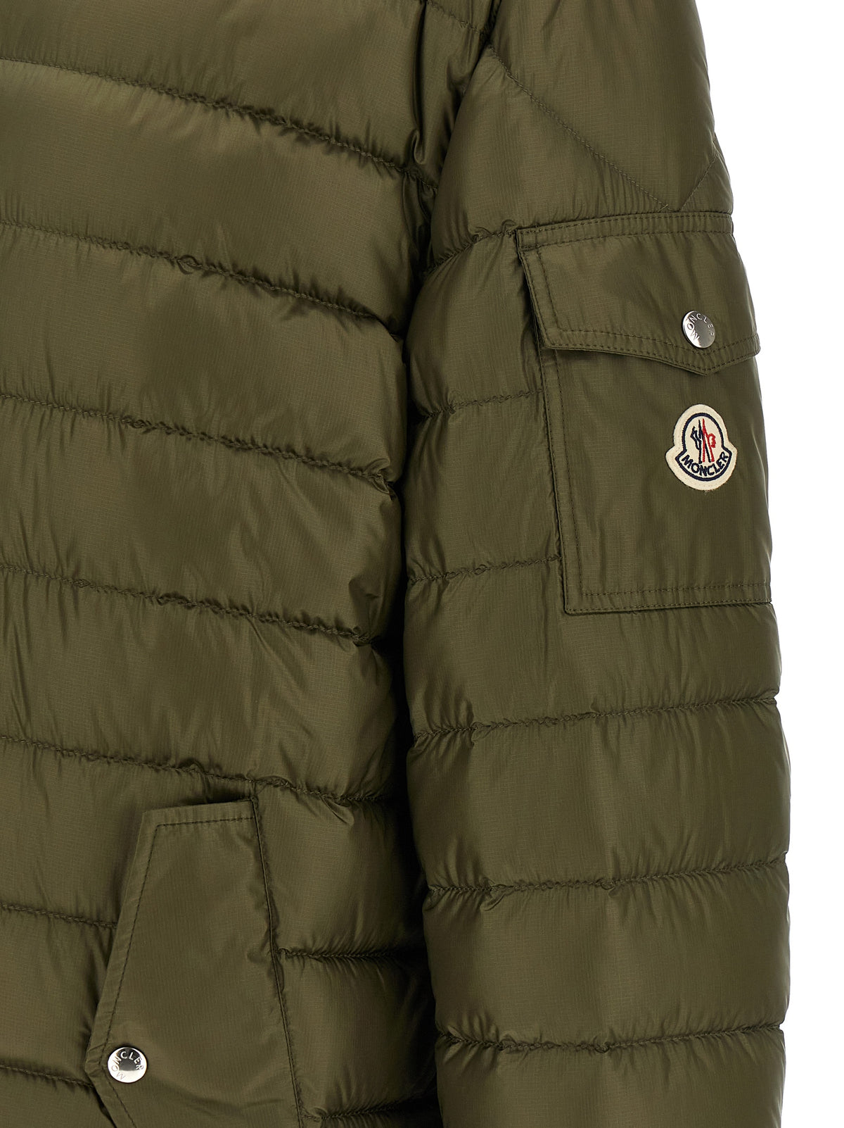 Parka Moncler homme Oahu en polyamide vert – MO-326059