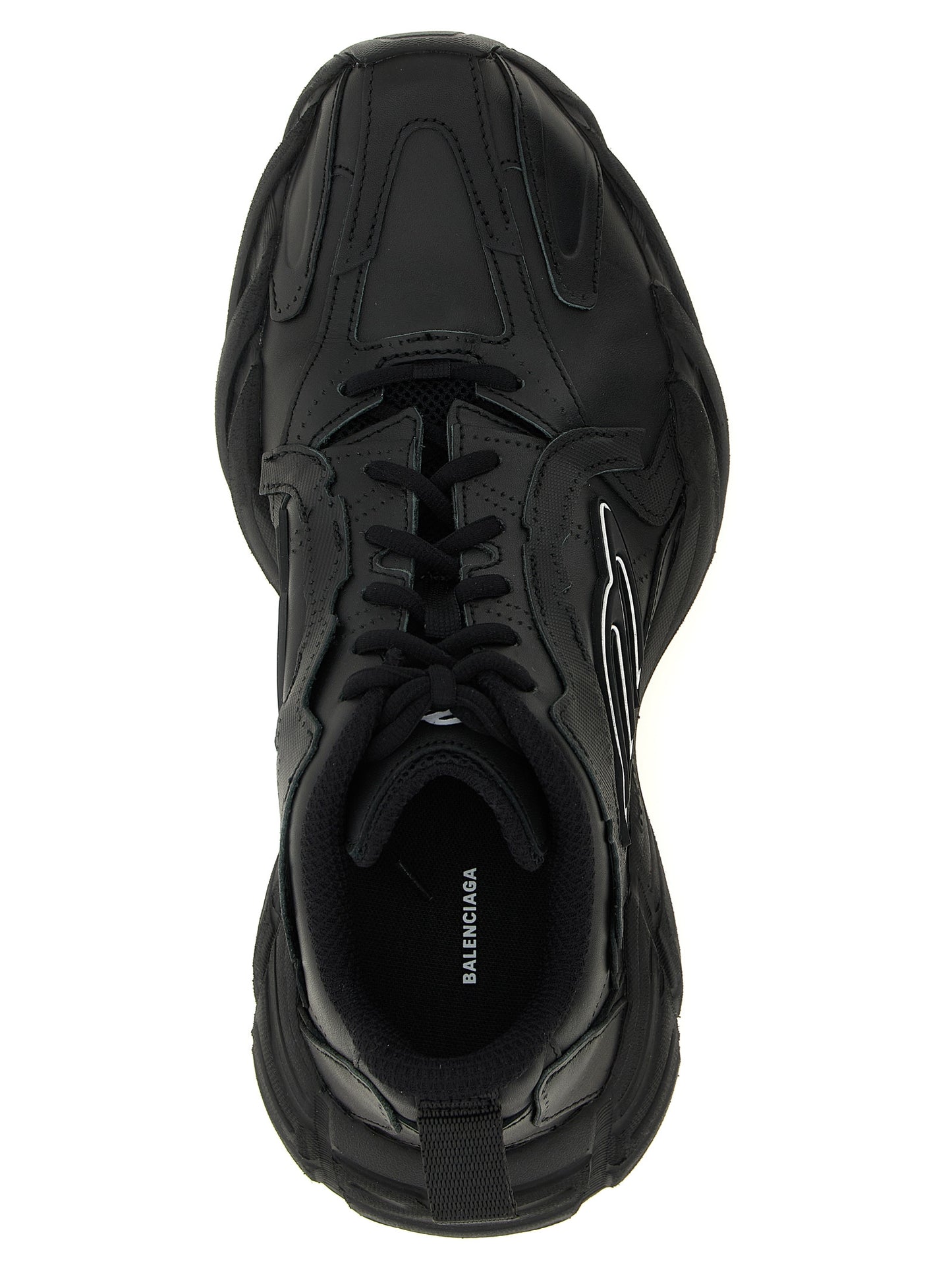Balenciaga Black Calfskin Athletic Sneakers