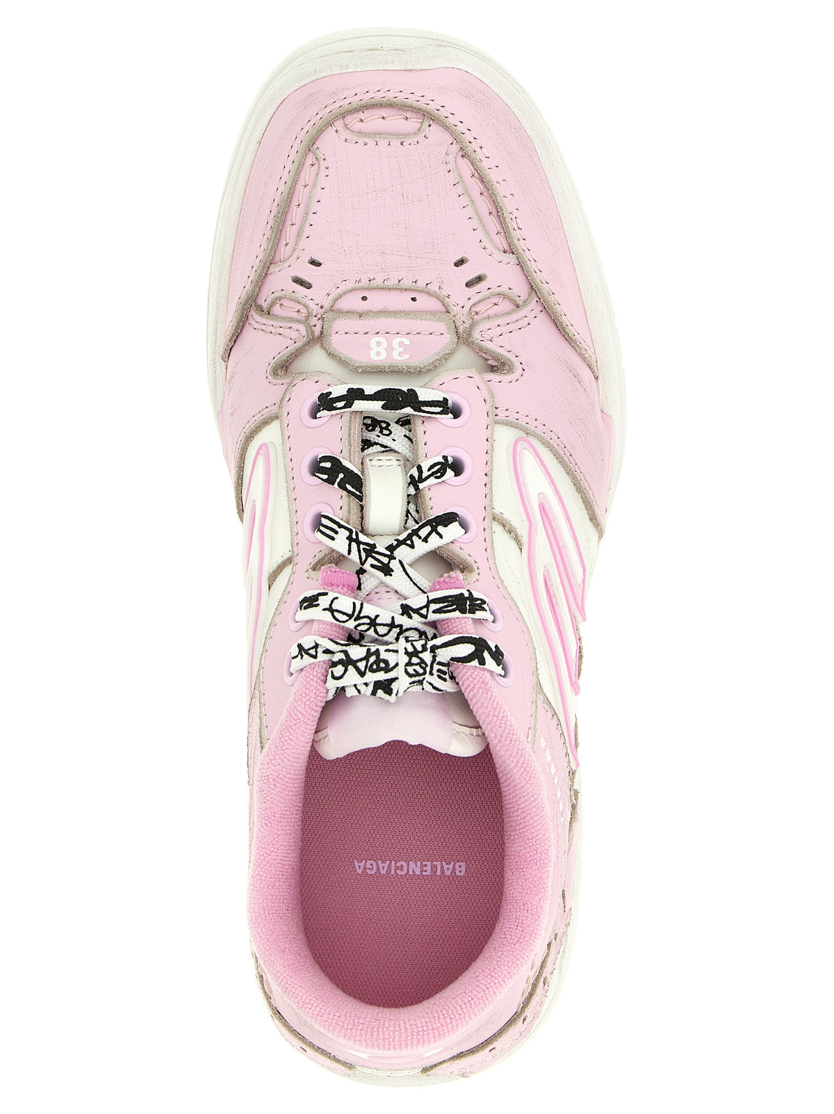 Baskets Balenciaga Hamptons en cuir de veau – BA-326893