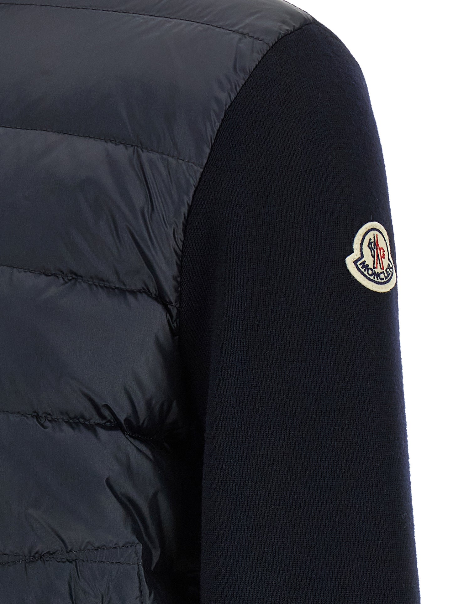 Moncler Blue Polyamide Cardigan