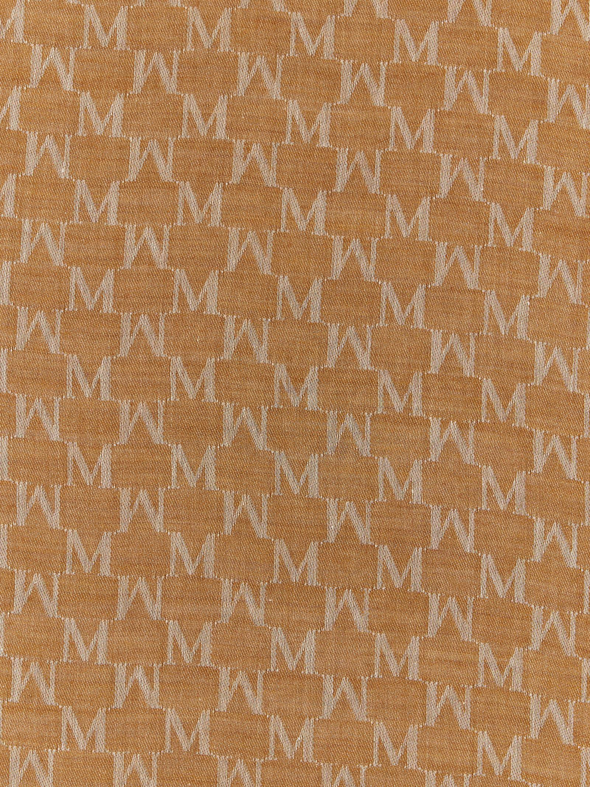Écharpe Max Mara femme MxaPaniere en coton, laine et soie marron – MA330964BM