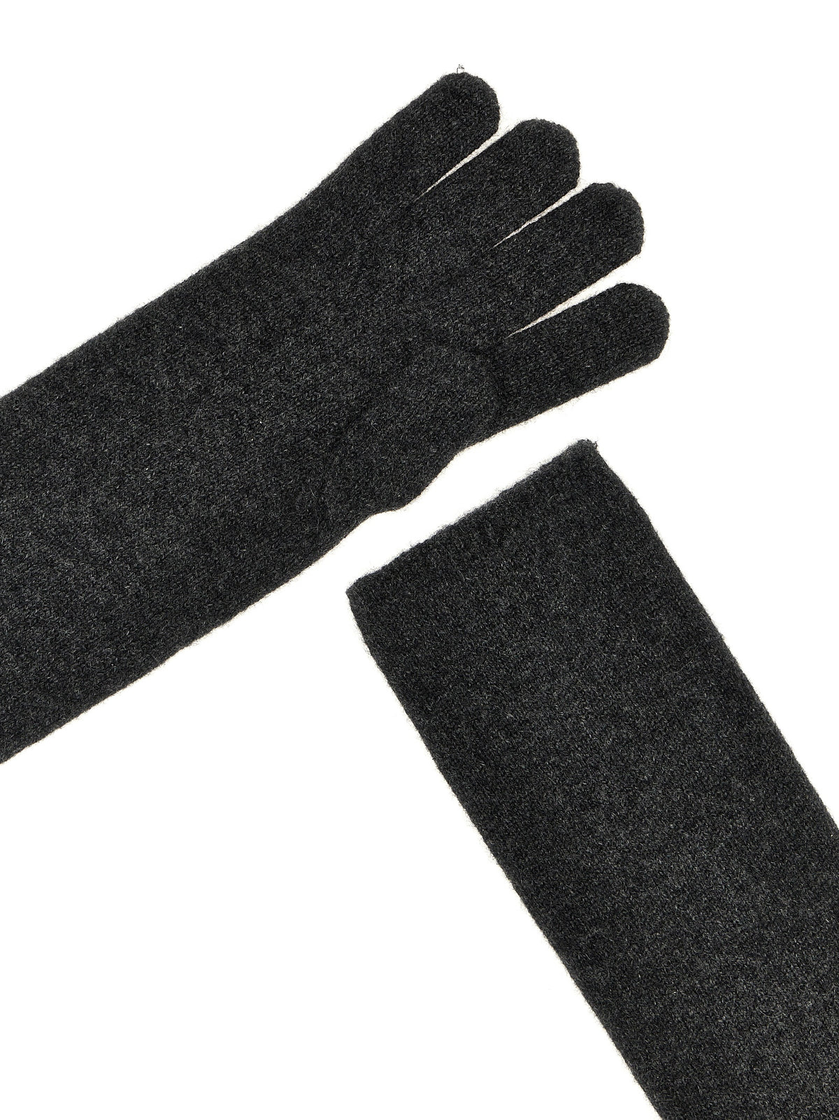 Gants Max Mara femme Alaggio en cachemire gris – MA298667BM