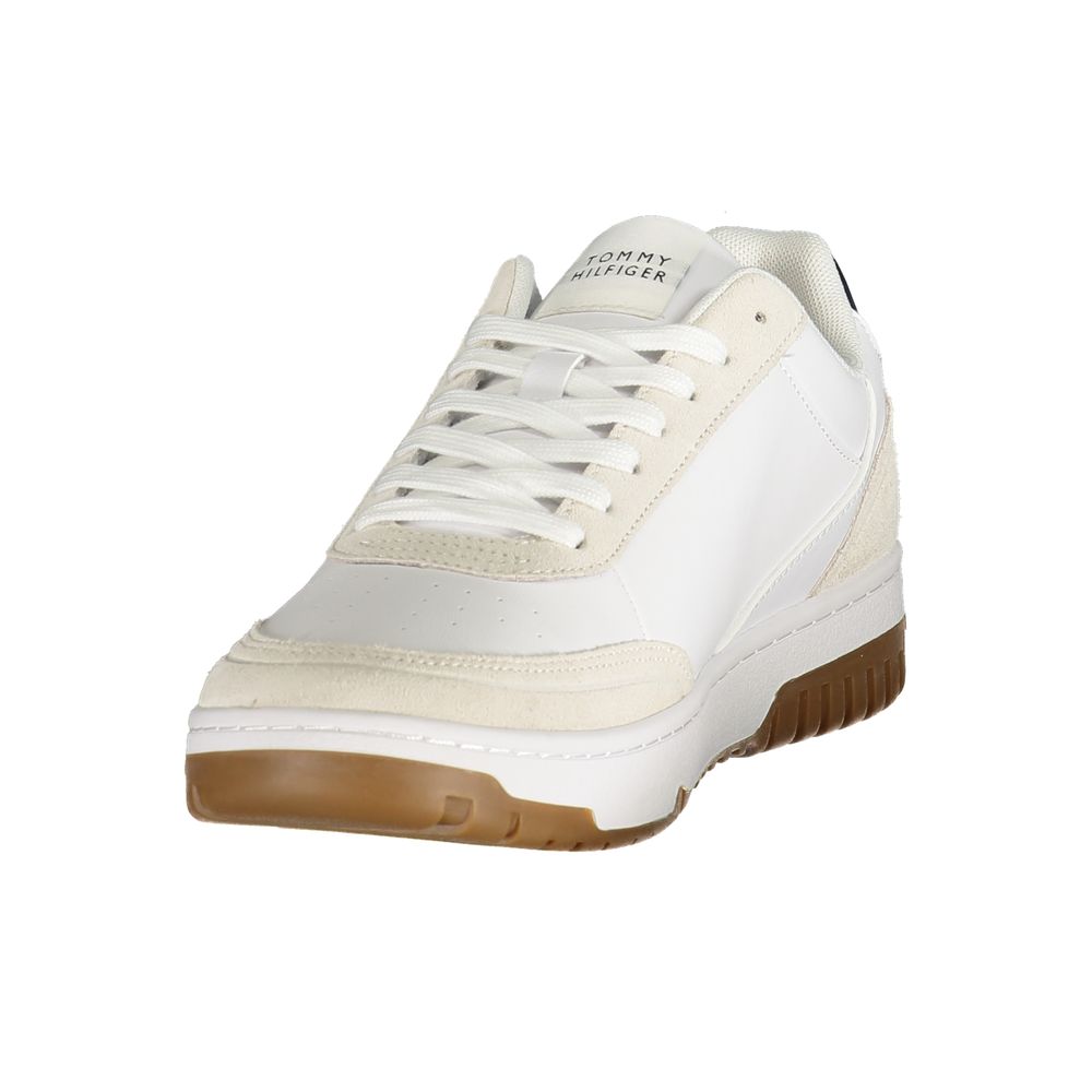Baskets Tommy Hilfiger homme en polyuréthane blanc – TO-46256
