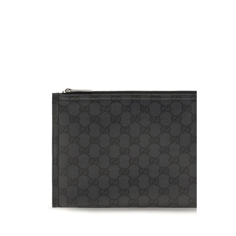 Gucci Black Fabric Handbag