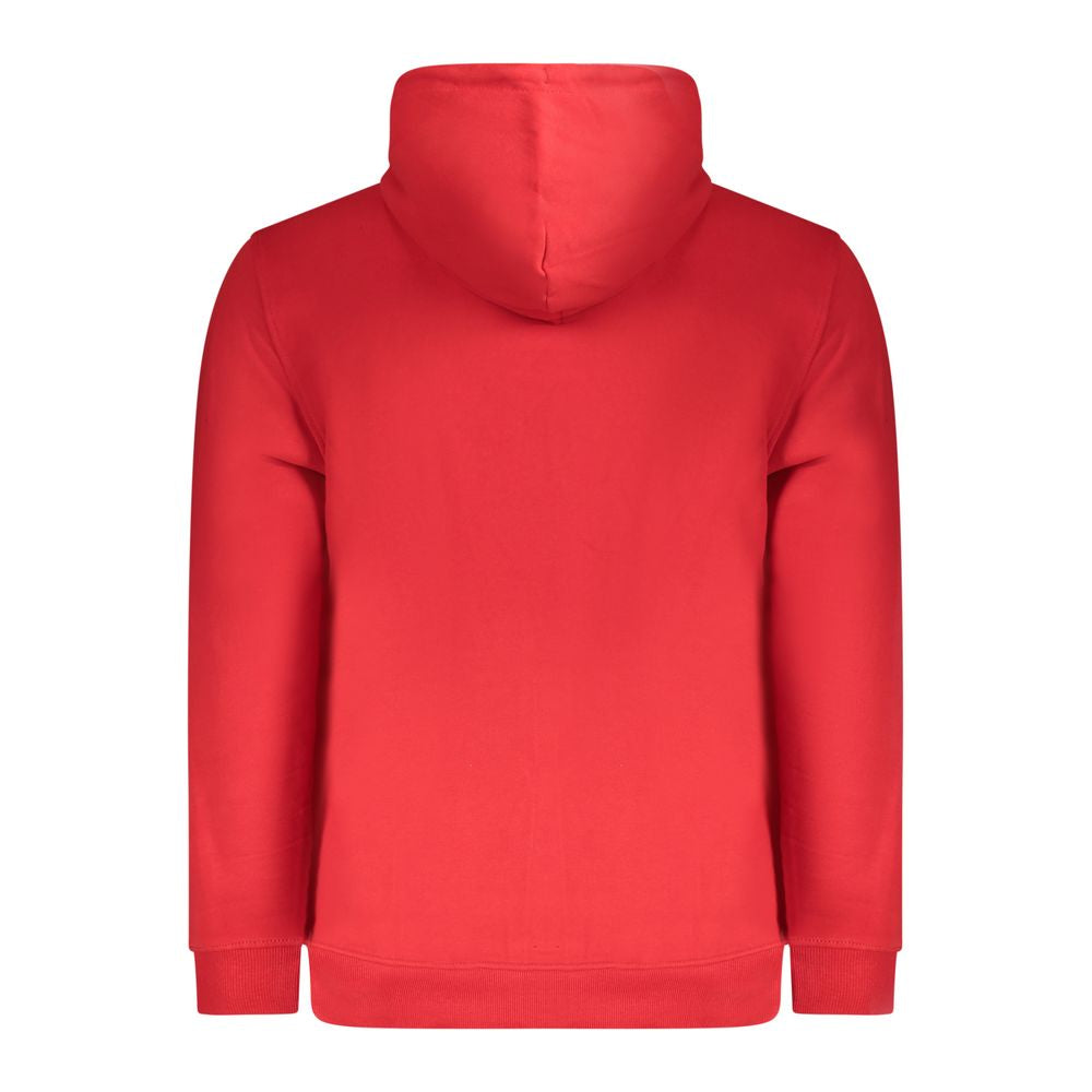 Sweat à capuche Tommy Hilfiger homme en coton rouge – TO-46289