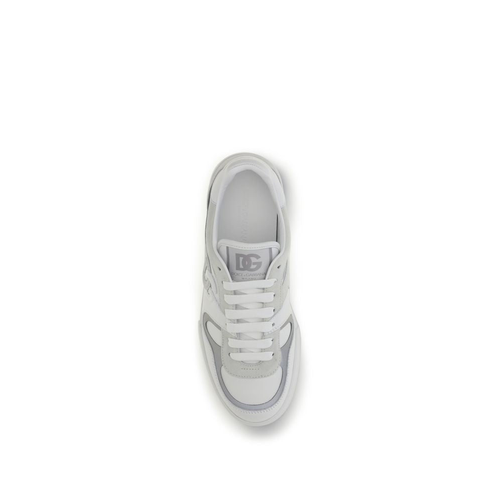 Baskets Dolce & Gabbana homme Portofino en cuir de veau blanc – DO-CS2477A08678L853