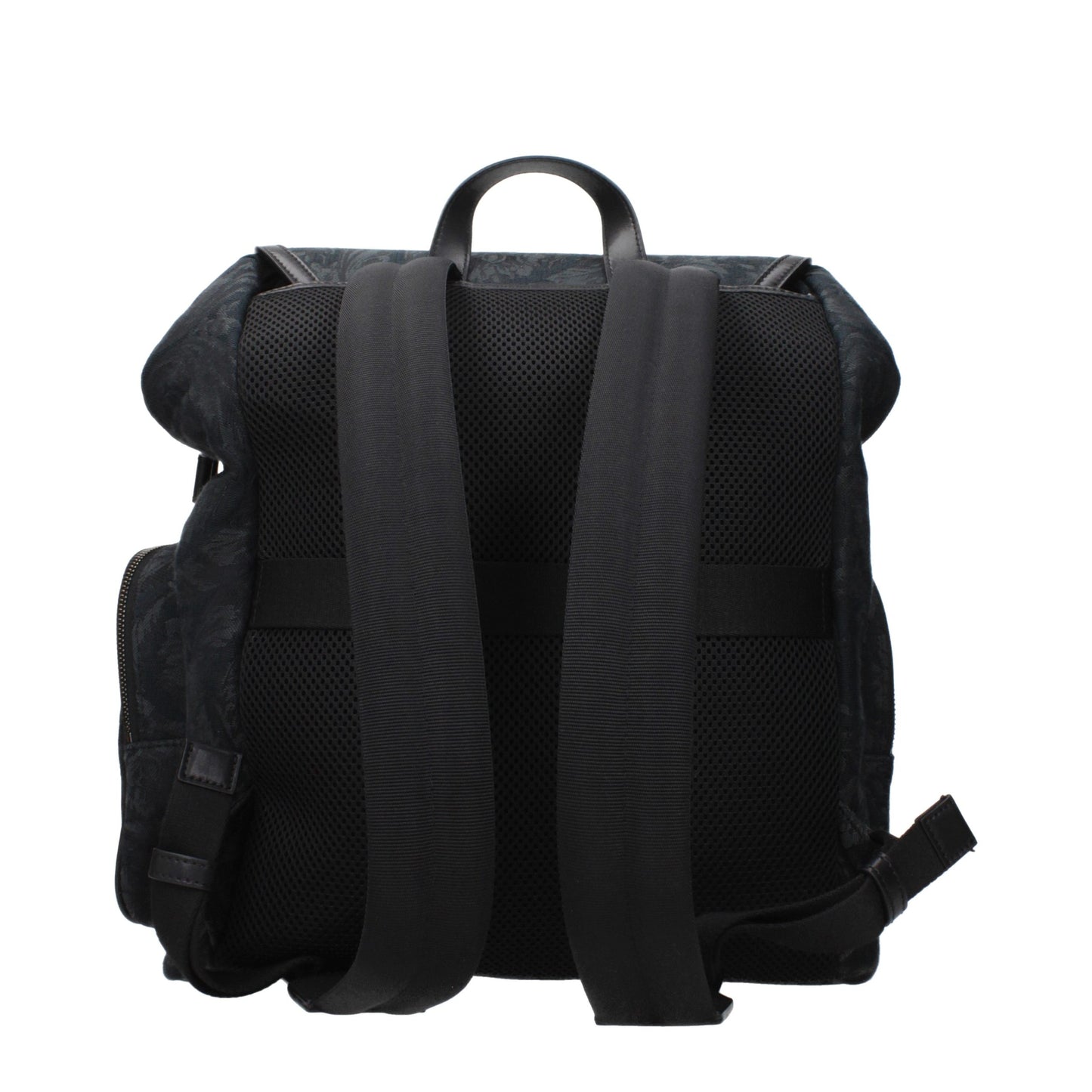 Versace Black Fabric Backpack