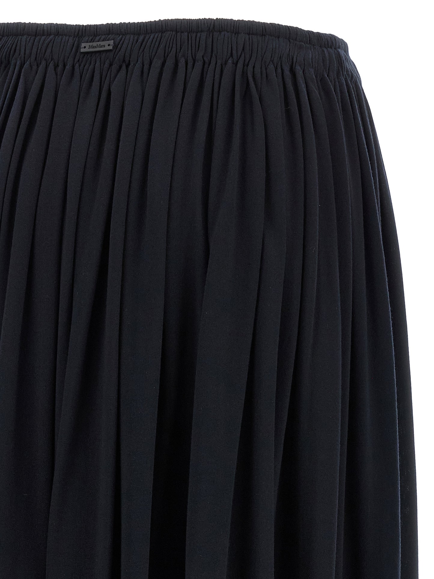 Max Mara Blue Lyocell Mini Skirt
