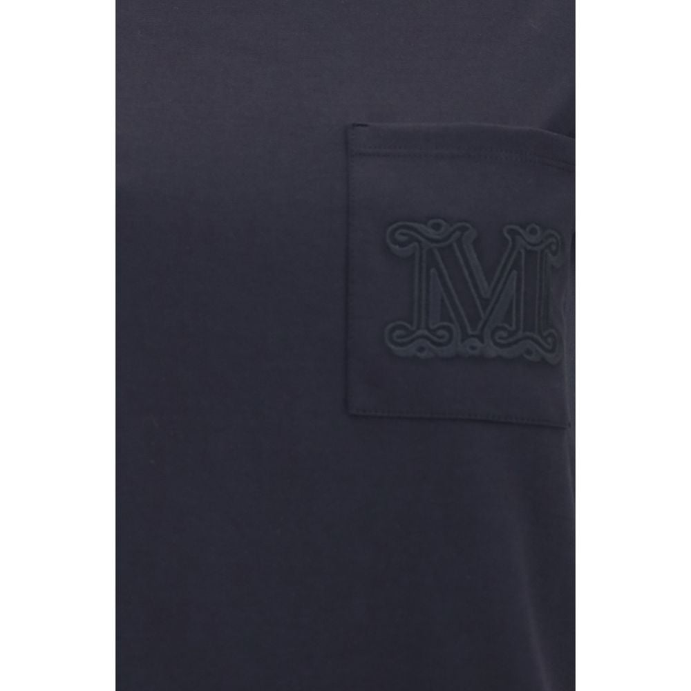 T-shirt Max Mara Papaia en coton noir – MA-2621946051600002
