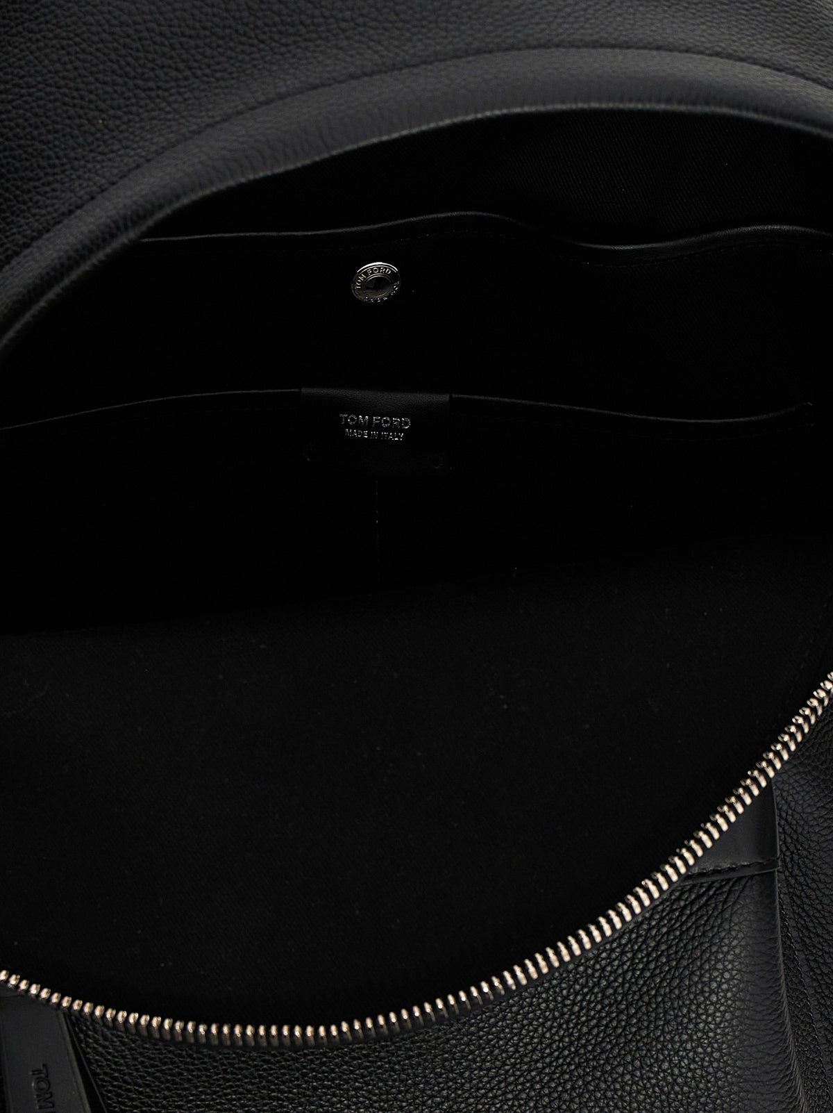 Sac à dos Tom Ford Buckley en cuir de veau noir – TO327428BM