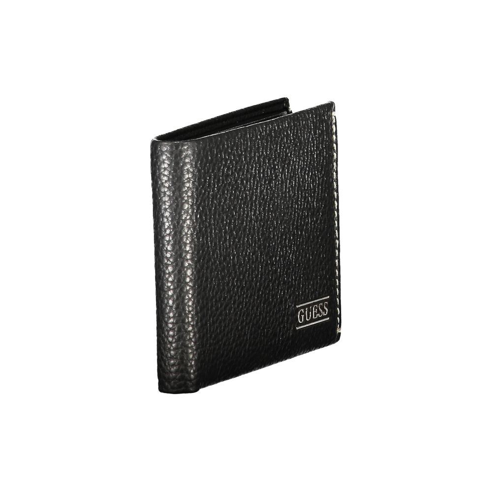 Guess Jeans Black Leather Men's Wallet