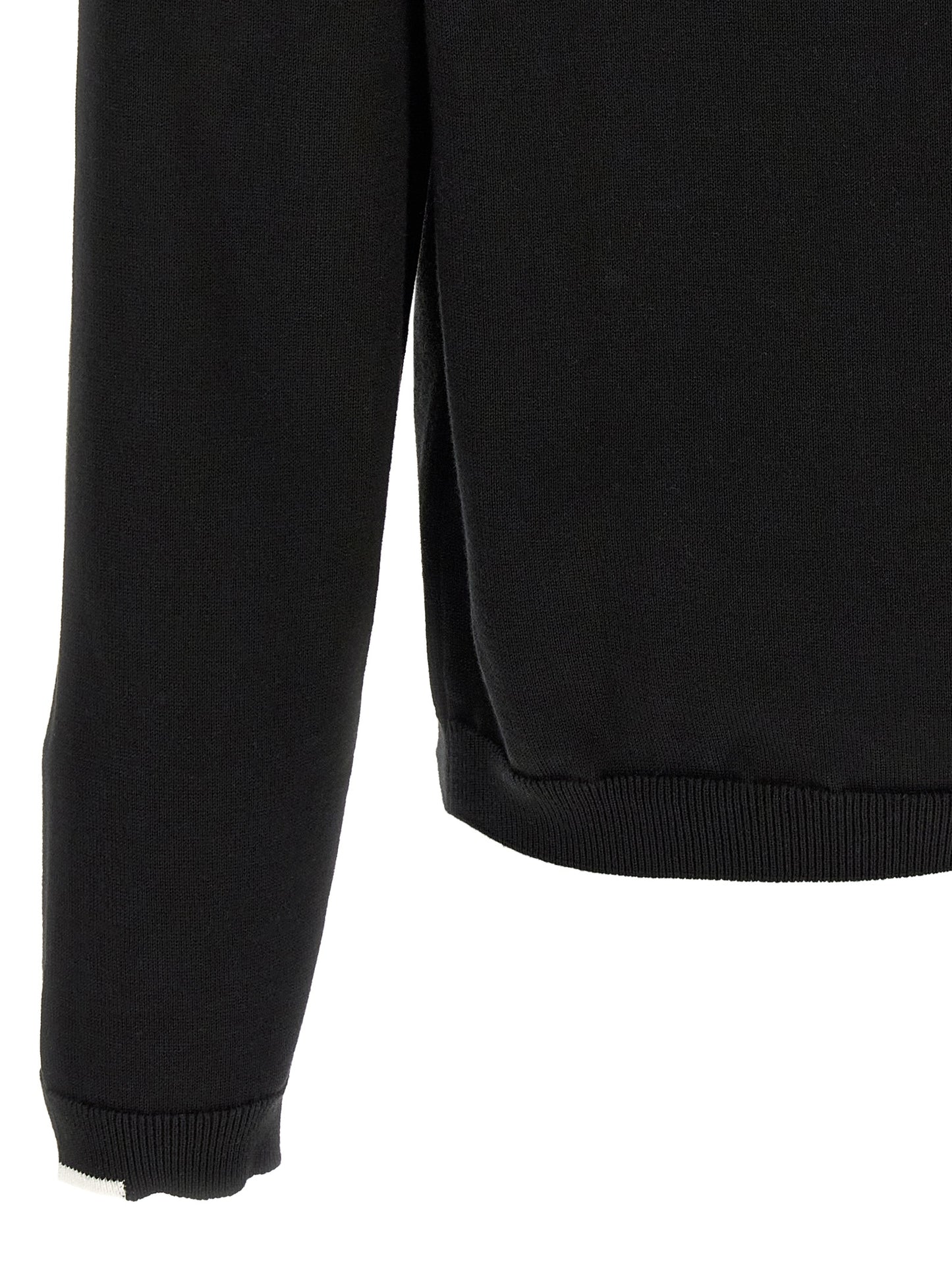 Hugo Boss Black Cotton Cardigan