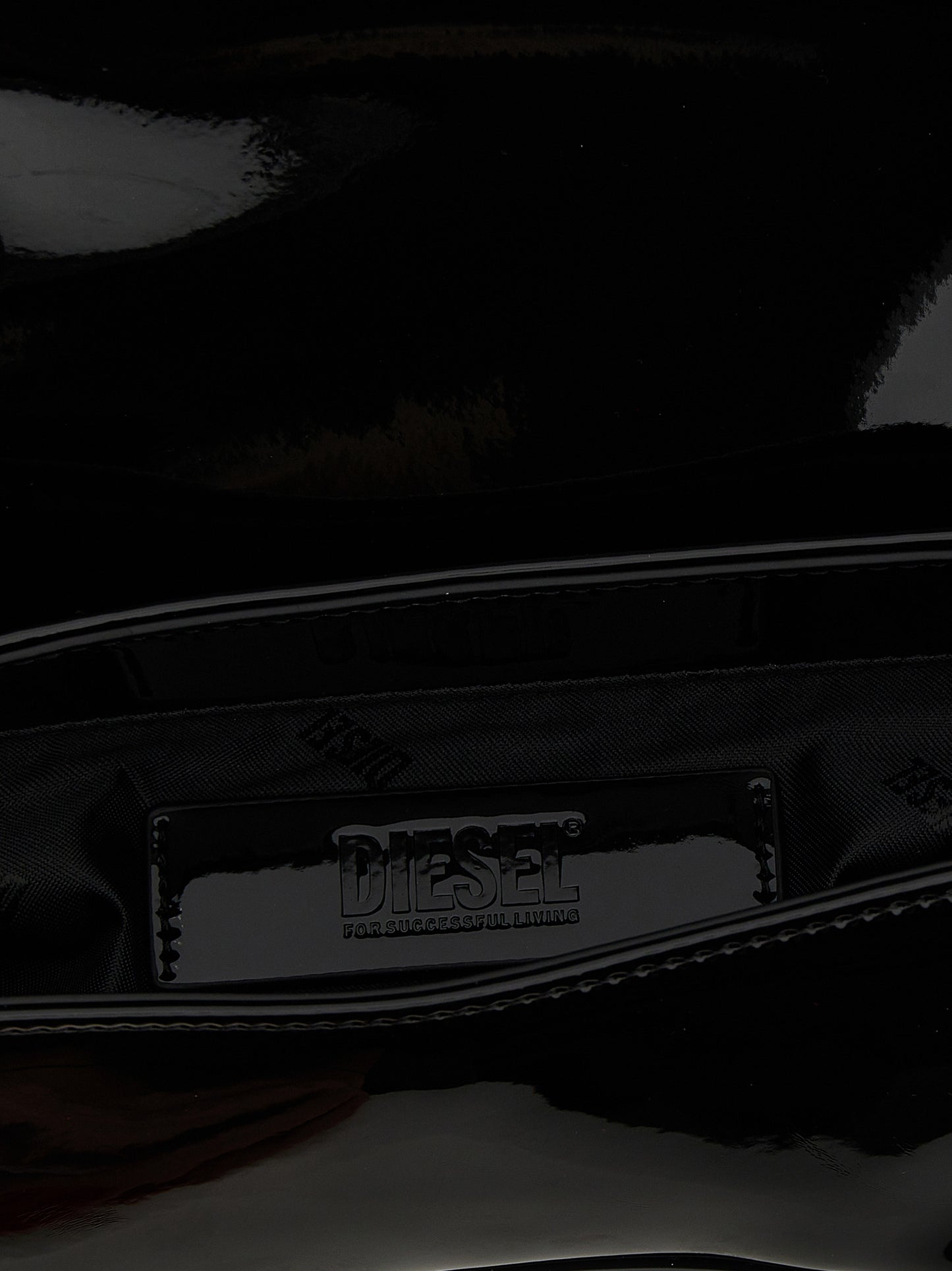 Diesel Black Polyethylene Shoulder Bag