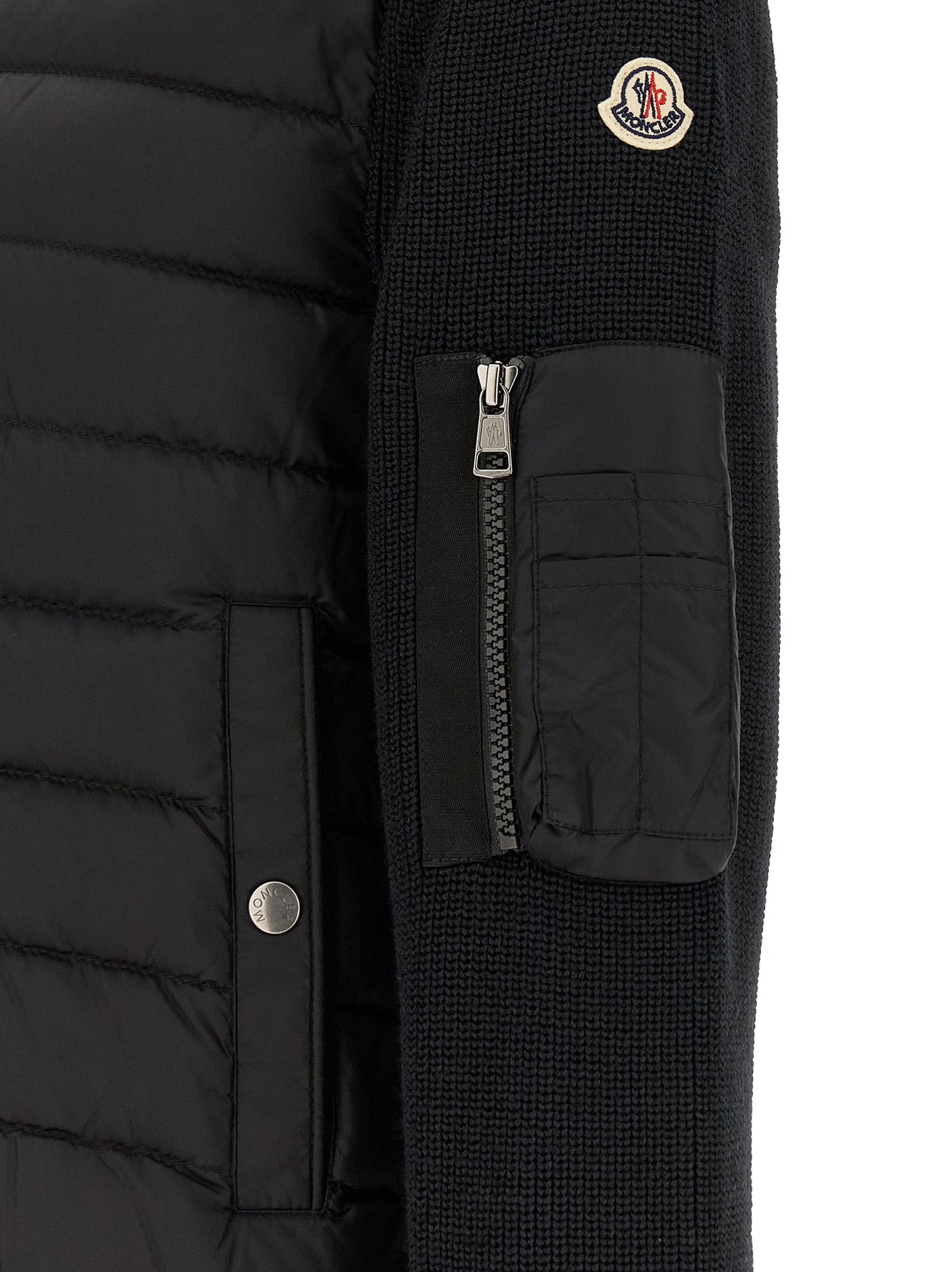 Moncler Black Polyamide Cardigan