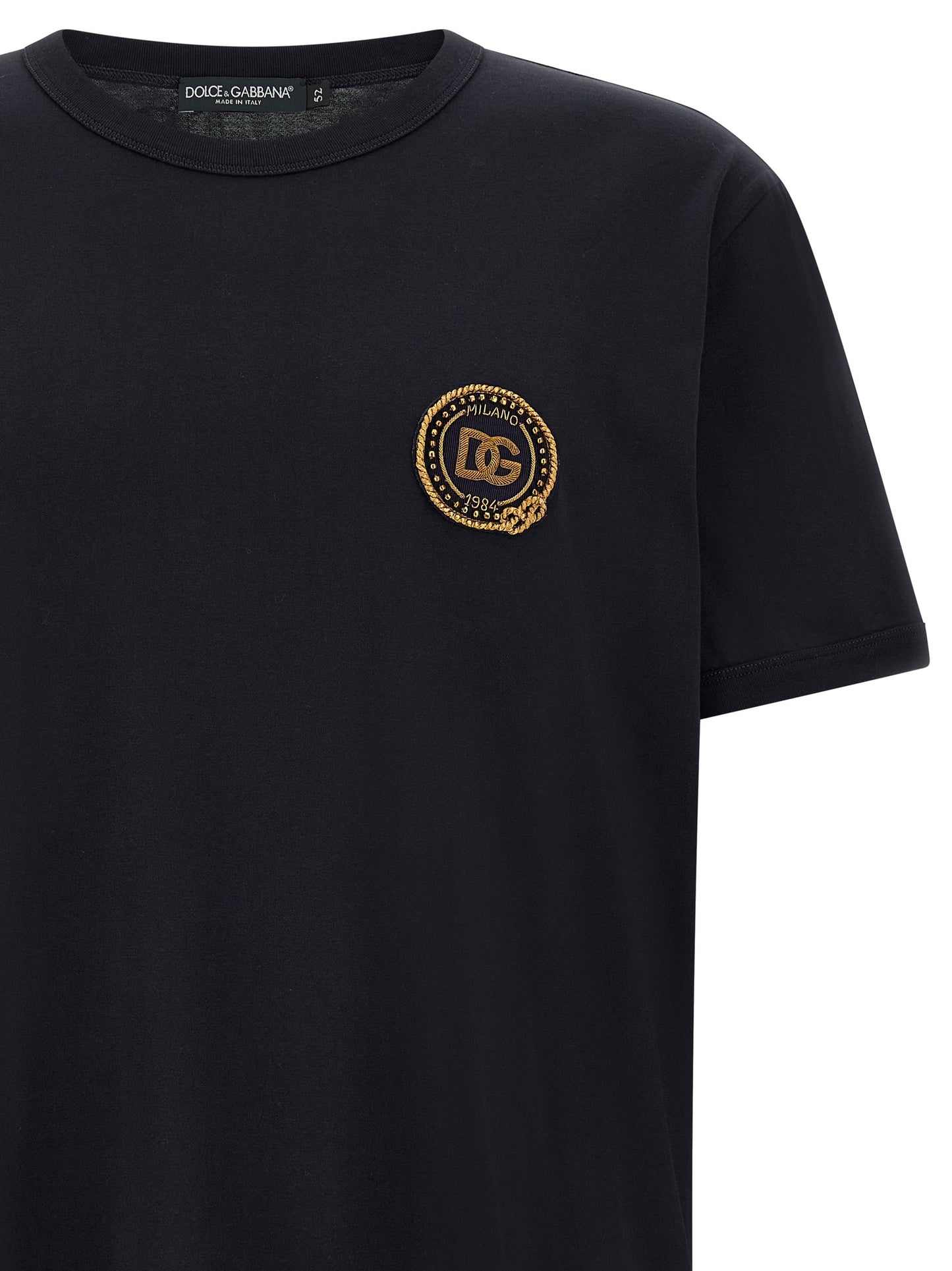 Dolce & Gabbana Blue Cotton T-Shirt