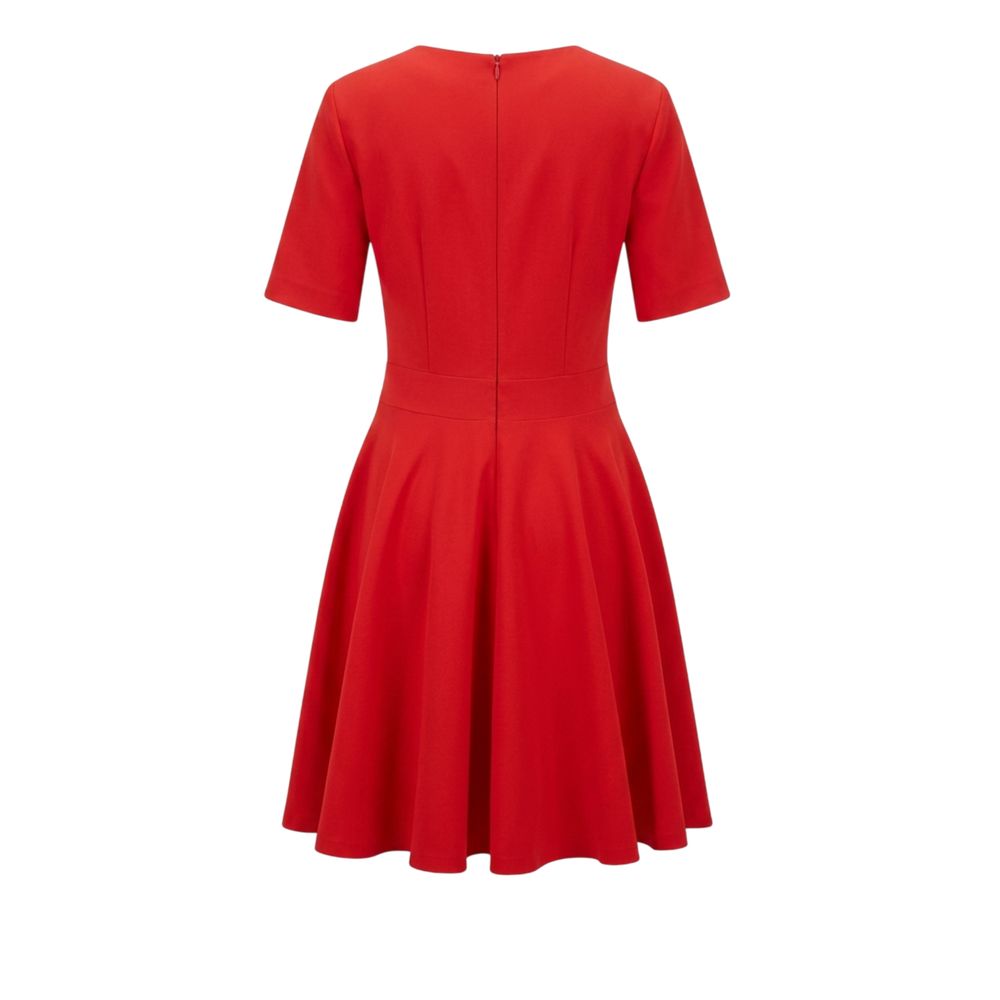 Robe Trussardi Jeans femme courte en polyester rouge – TR-25680
