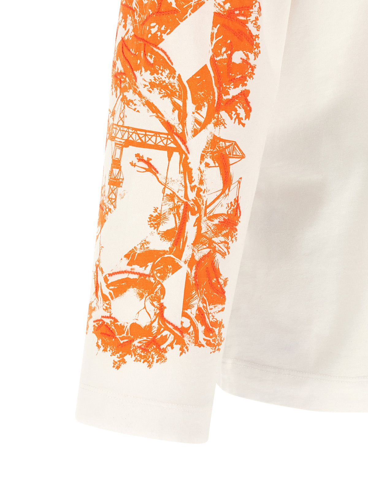 T-shirt à manches longues Off-White homme City Nature Skate en coton blanc – OF-339723