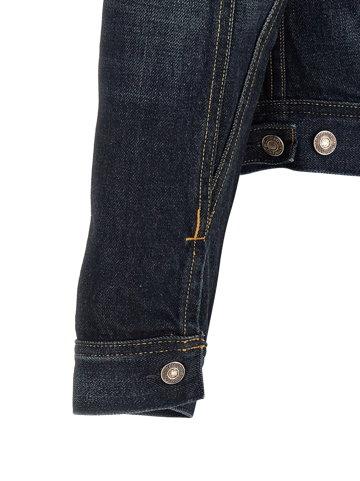 Tom Ford Blue Cotton Denim Jacket
