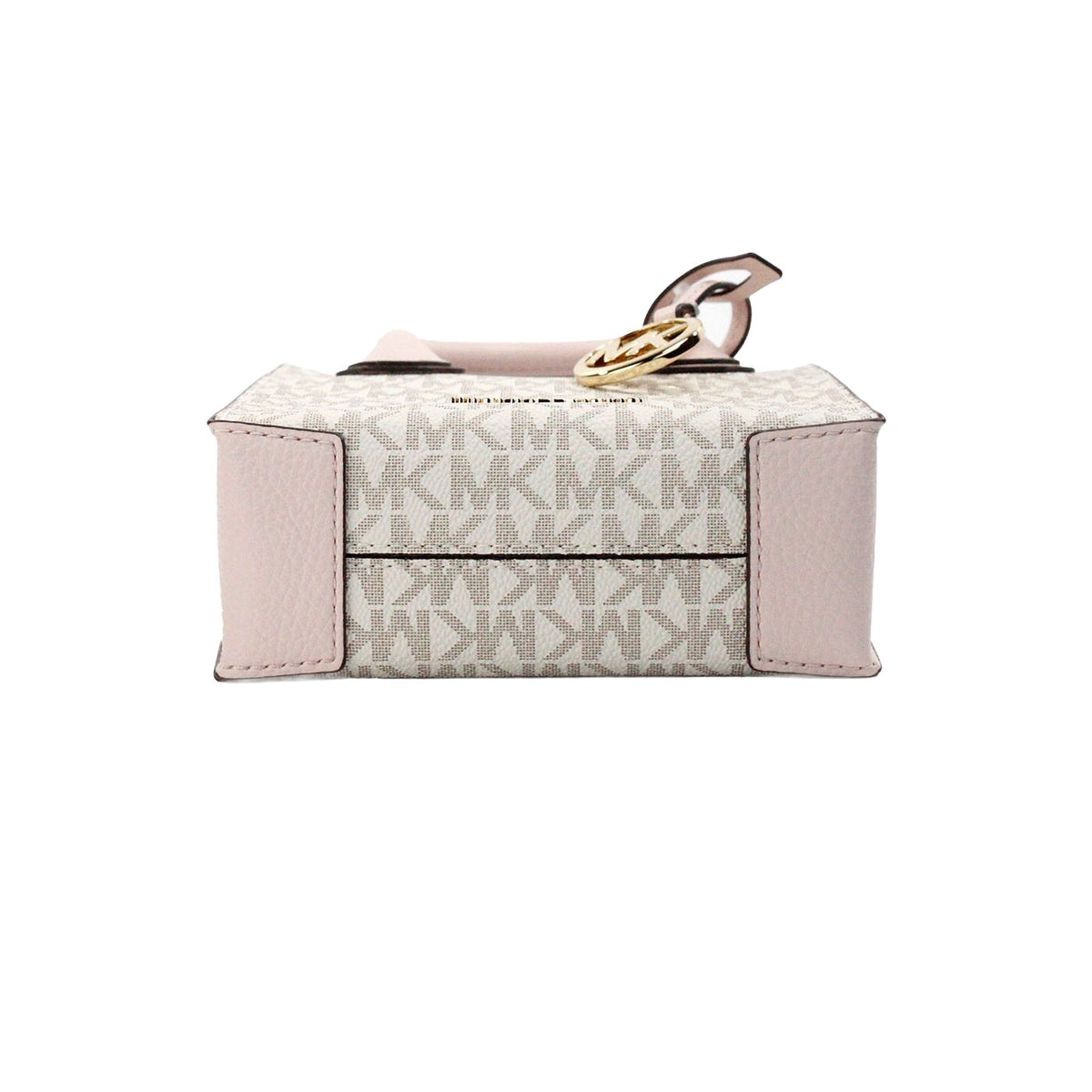 Petit sac Michael Kors Mercer en toile Vanilla, bandoulière amovible