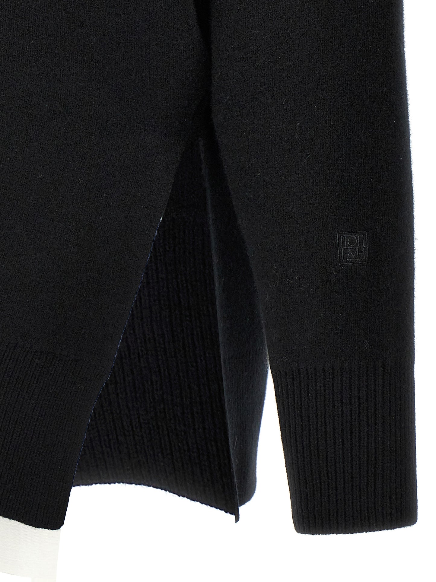 TOTEME Black Polyester Cardigan
