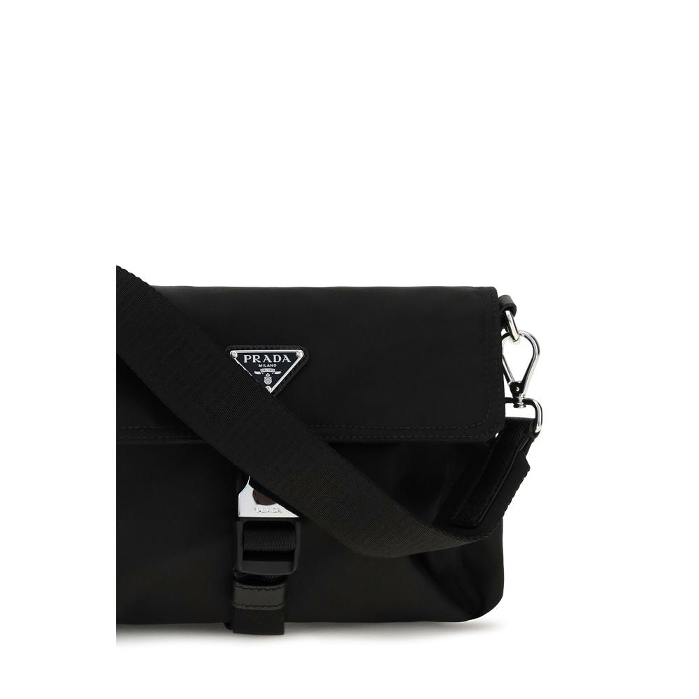 Prada Black Recycled Polyamide Shoulder Bag