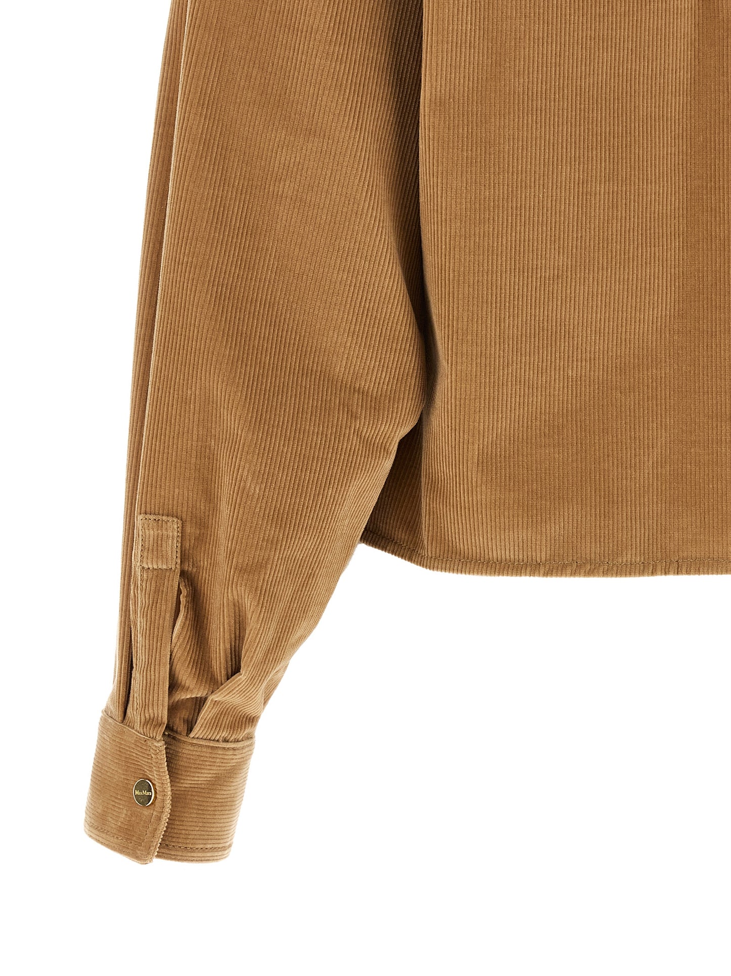 Max Mara Beige Cotton Denim Jacket