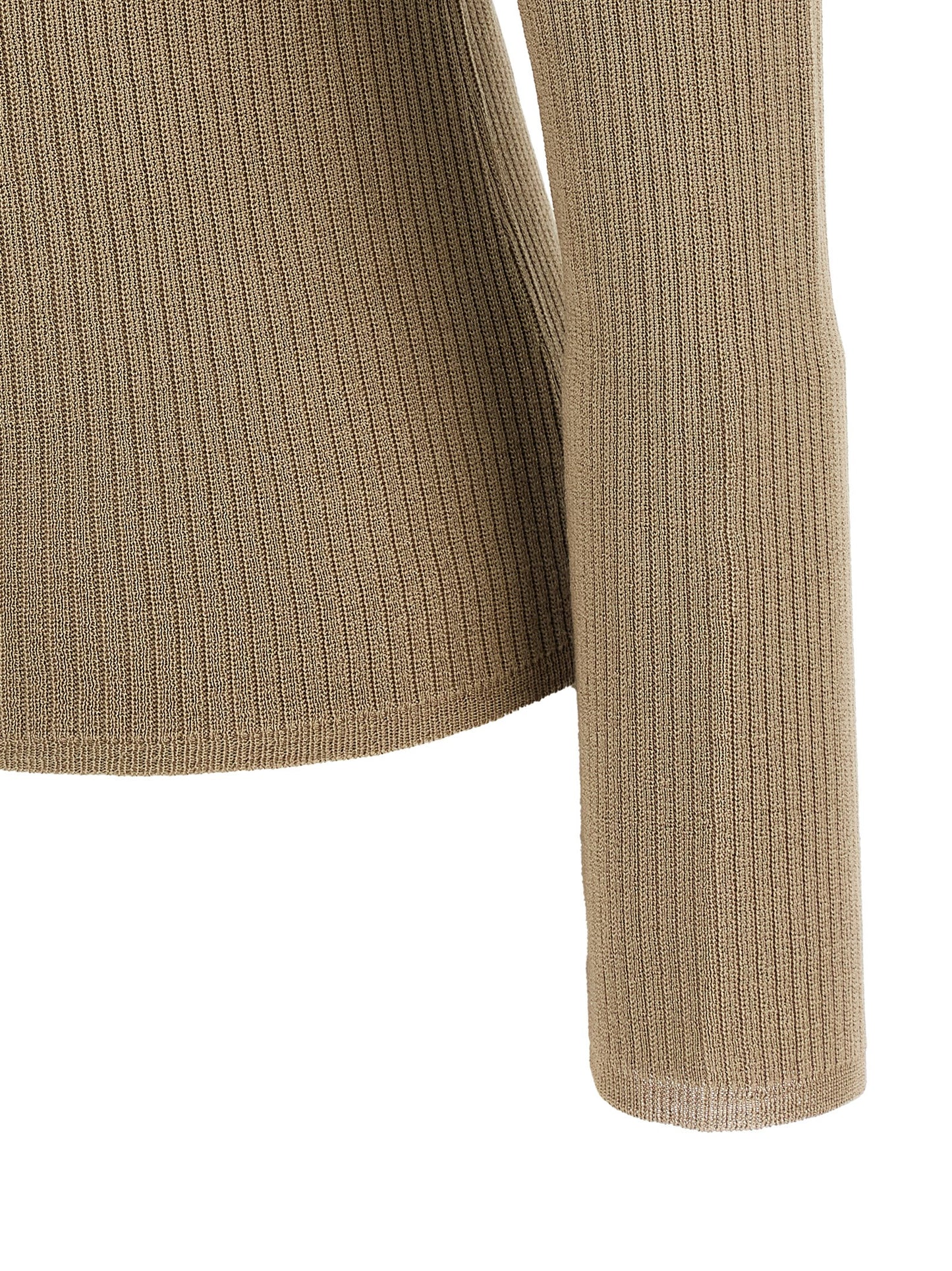 Max Mara Beige Silk Cardigan