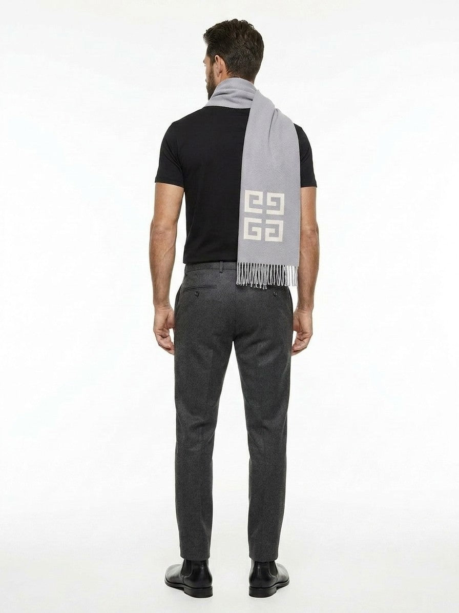 Écharpe Givenchy homme en laine bicolore – GIGV4518J5704007SG