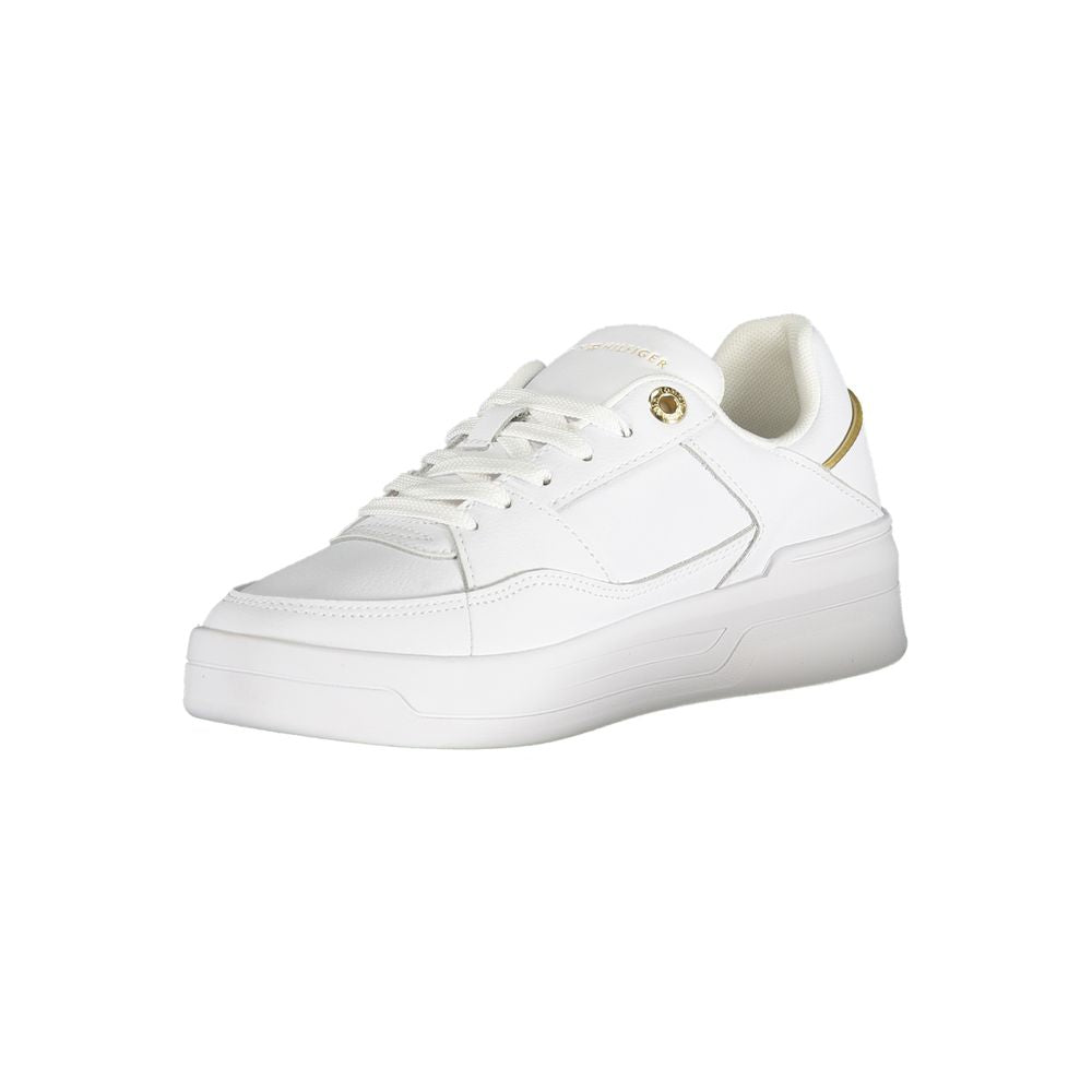 Baskets Tommy Hilfiger femme en polyuréthane blanc – TO-47043