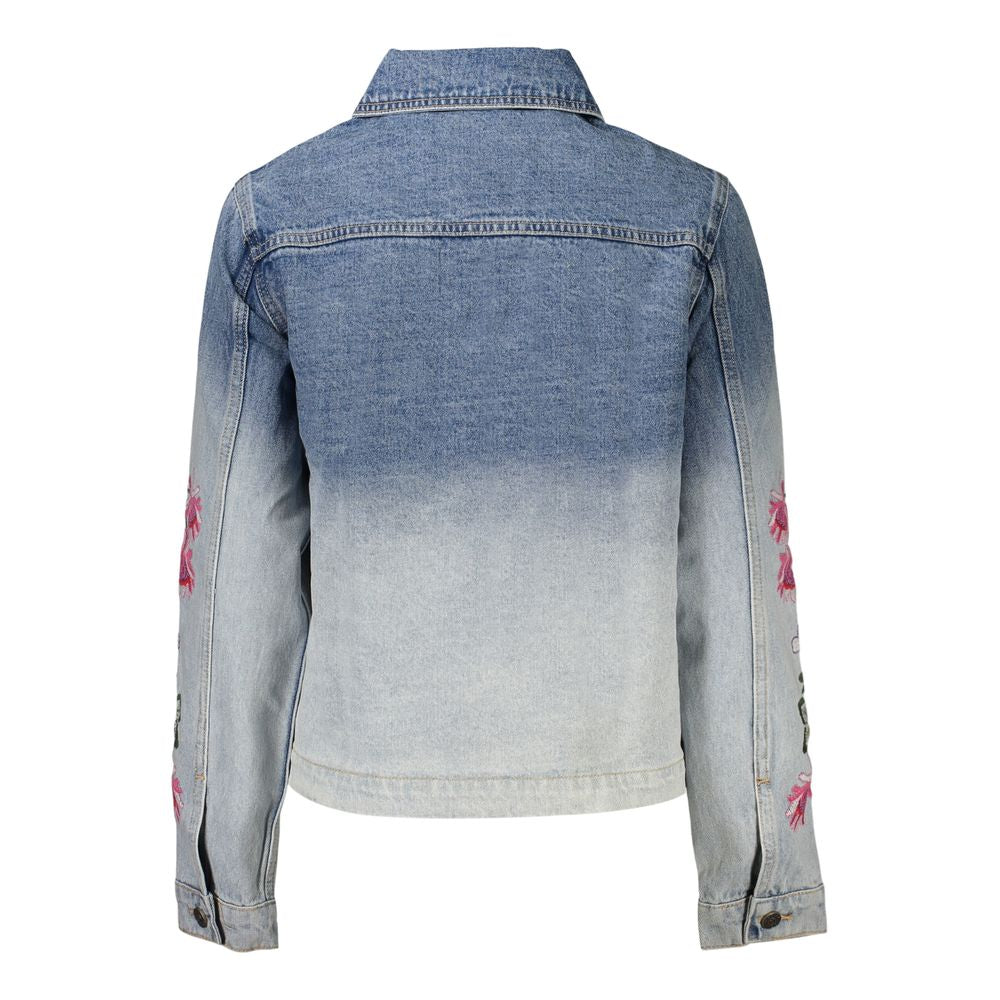 Veste en jean Desigual femme Dakota en coton bleu – DE-47058