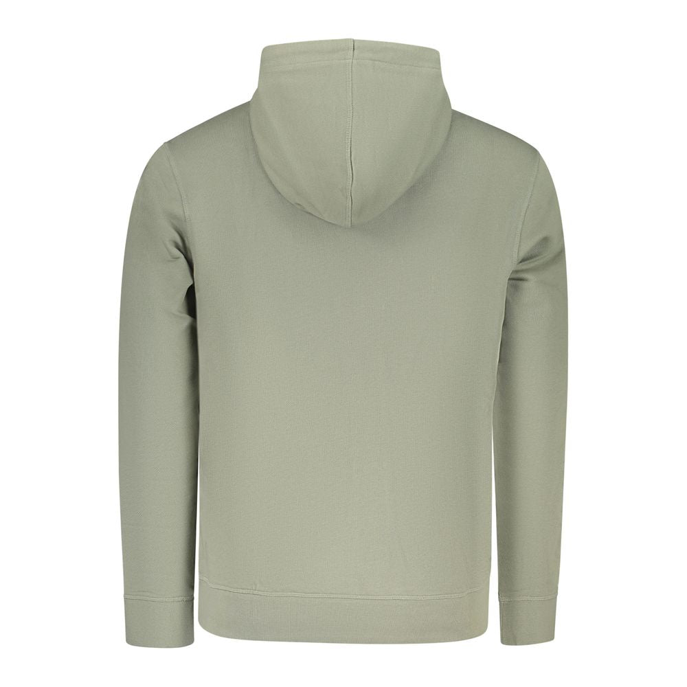 Sweat à capuche Hugo Boss homme en coton vert – BO-47133