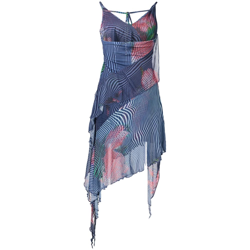 Robe courte Desigual femme Nora en polyester bleu – DE-47252