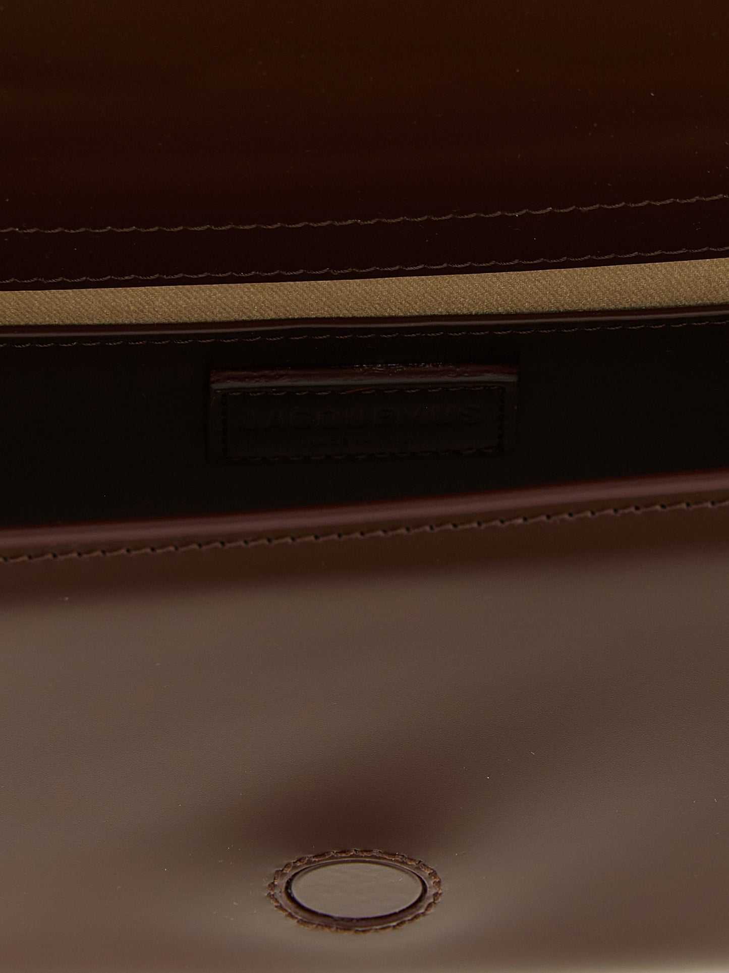 Jacquemus Brown Calfskin Handbag